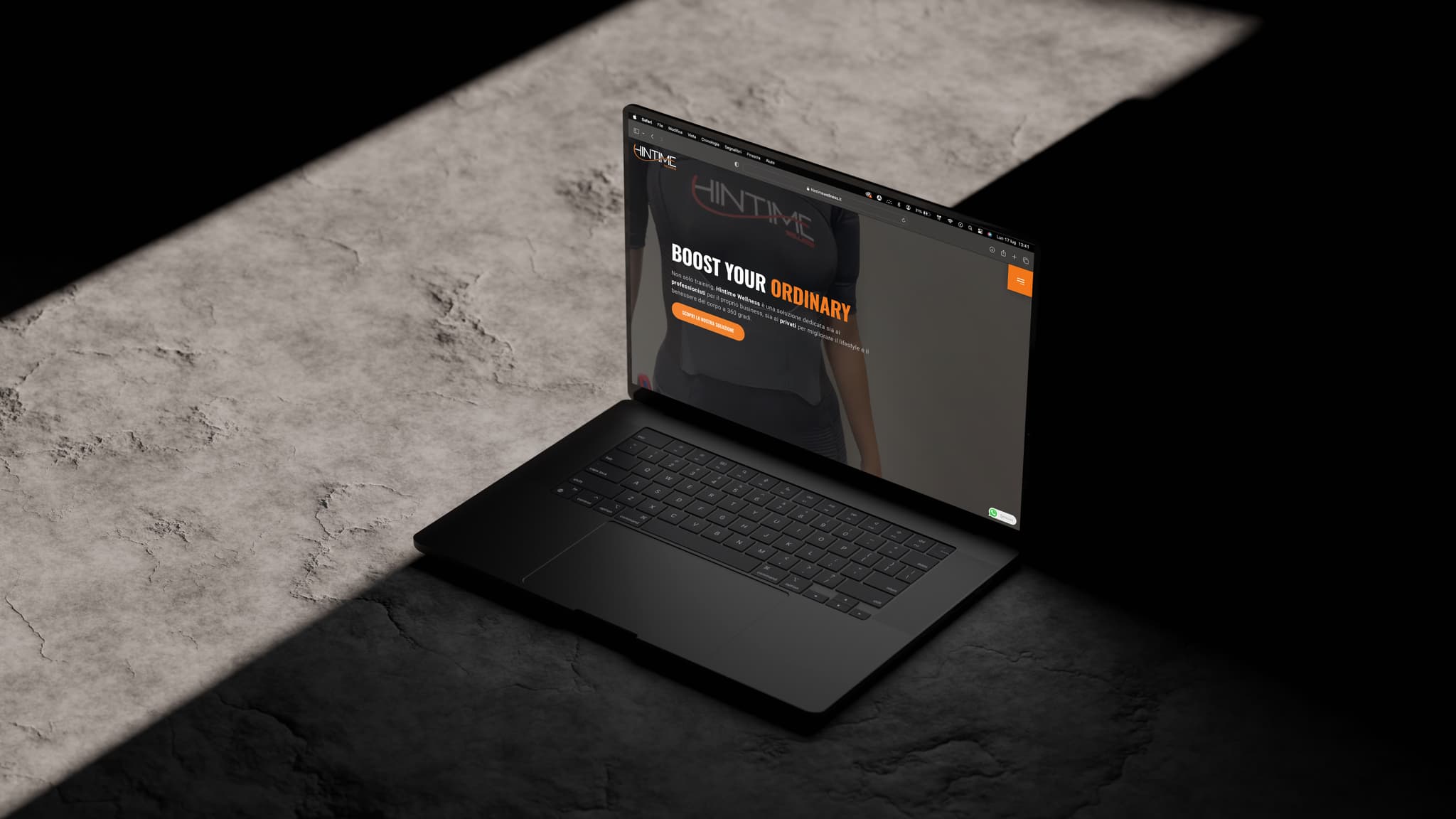 Sito Web per un nuovo brand in ambito fitness